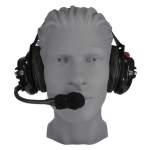 HD4000-CFF Behind the Head Carbon Fiber, Boom Flex, Scanner Poprt and TA5 Connector